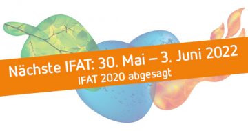 Bild Absage IFAT 2020